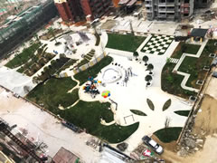 工程進(jìn)度播報 | 中庭園林實景呈現(xiàn)，地下車位初見雛形！